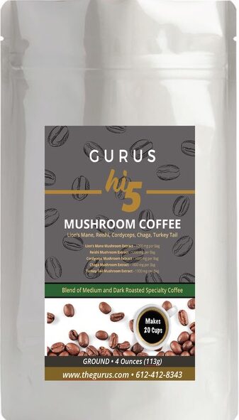 hi-5 Mushroom Coffee pouch